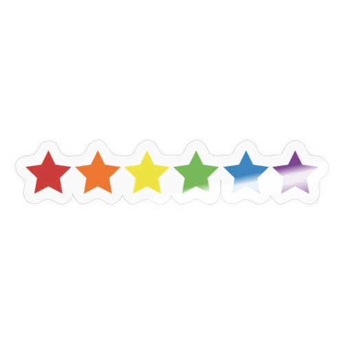Pride Rainbow Stars - Sticker
