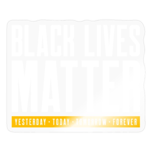 Black Lives Matter (Gold) - Sticker