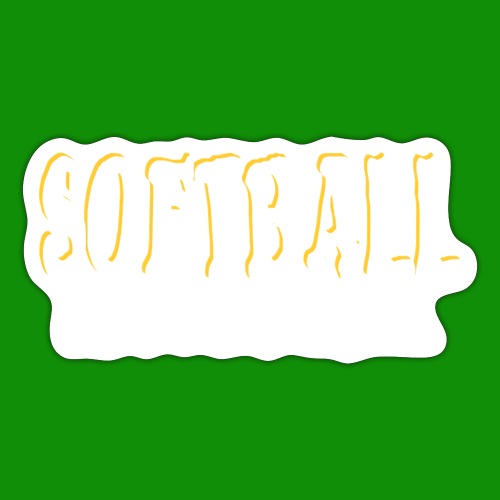 Softball Enough Said - Sticker