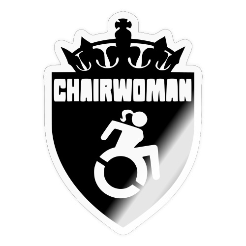 Chairwoman. For female wheelchair users * - Sticker