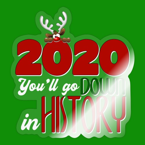 2020 You'll Go Down in History - Sticker