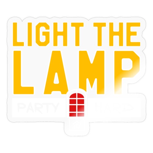 Light the Lamp, Party Hard - Sticker