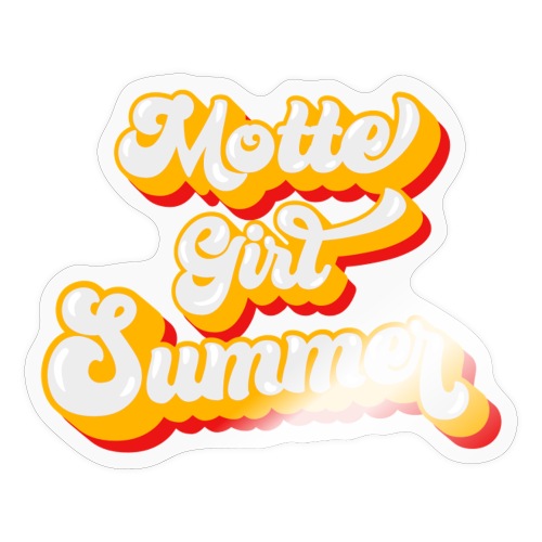 Motte Girl Summer! - Sticker