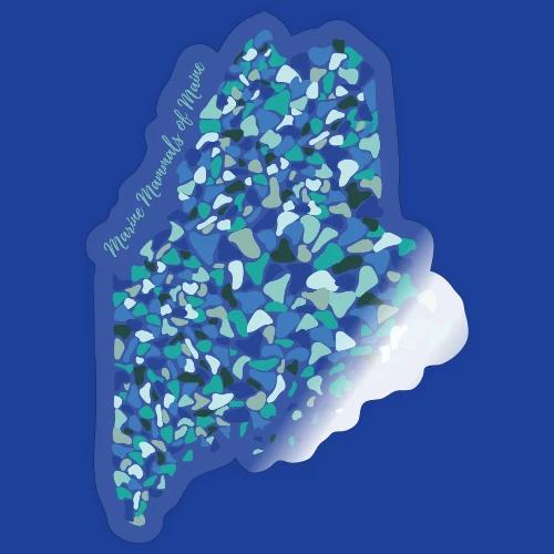 Seaglass Series-Maine - Sticker