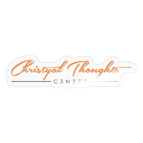 Christyal Thoughts C3N3T31 O - Sticker
