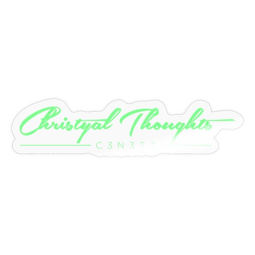 Christyal Thoughts C3N3T31 Lime png - Sticker