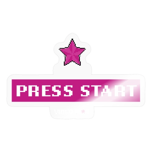 VS Press Start - Sticker