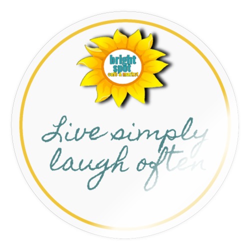 Live Simply Laugh Often - Sticker