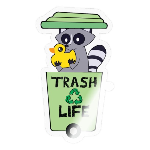 Trash Life Panda - Sticker