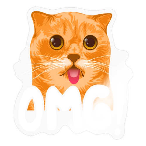 OMG kitten - Sticker