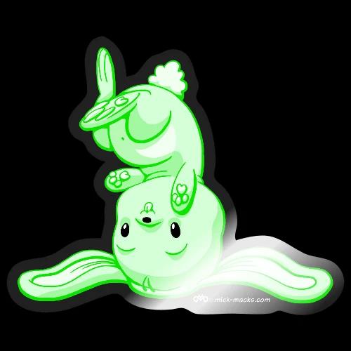 Green Bunny - Sticker