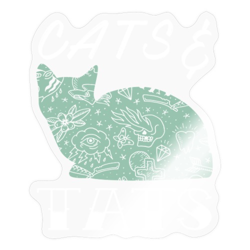 Cats Tats - Sticker