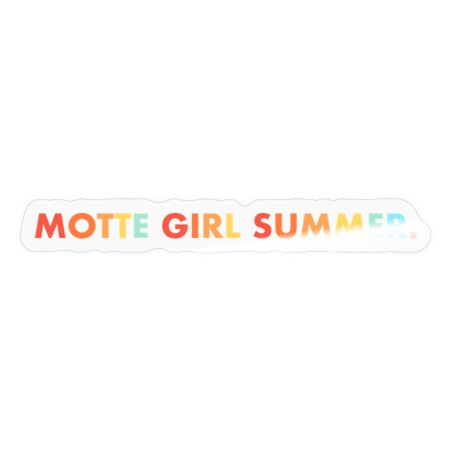 Rainbow Edition- Motte Girl Summer - Sticker