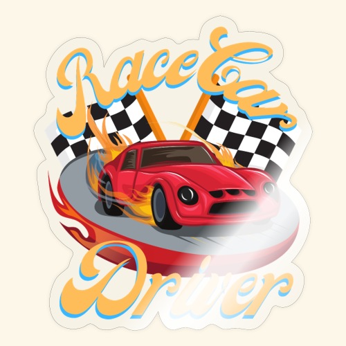 Race Car Driver - Sticker