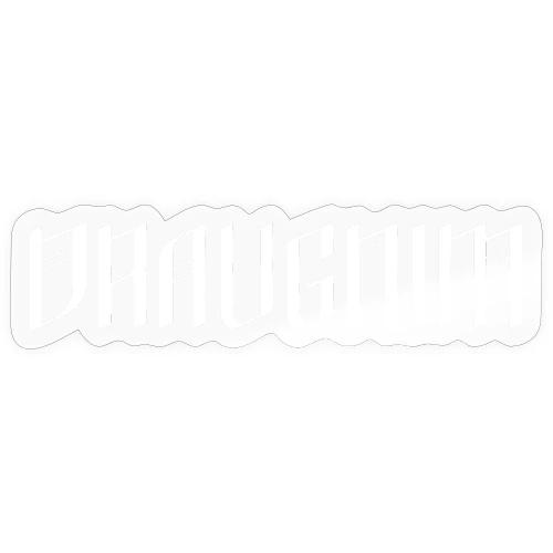 Logo white - Sticker