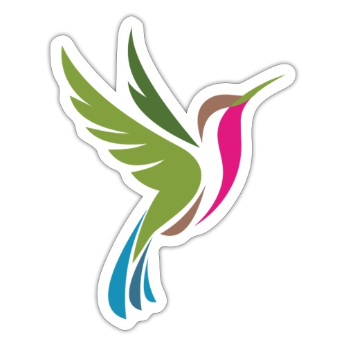 Hummingbird Spot Logo Products - Sticker