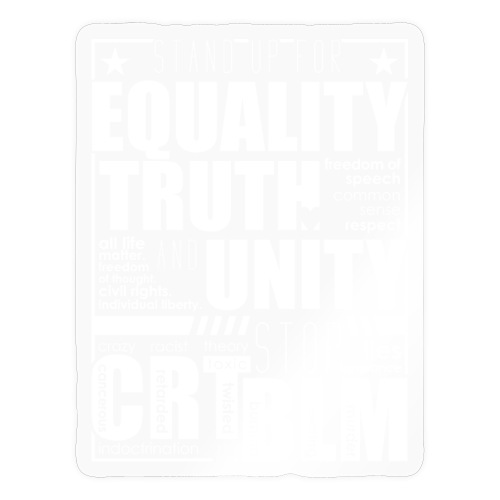 Equality Truth Unity - Sticker