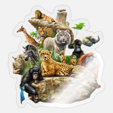 Animal Group Stickers | Unique Designs | Spreadshirt
