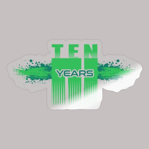 Manjaro TEN years - Sticker