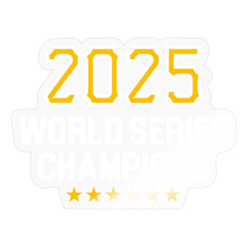 2025 World Series Champions - Sticker