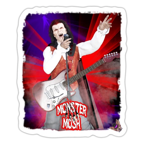 Monster Mosh Dracula Guitarist & Singer - Sticker