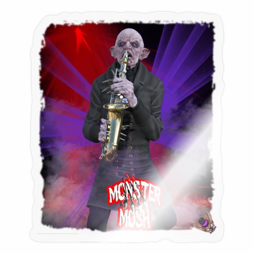 Monster Mosh Nosferatu Saxophone - Sticker