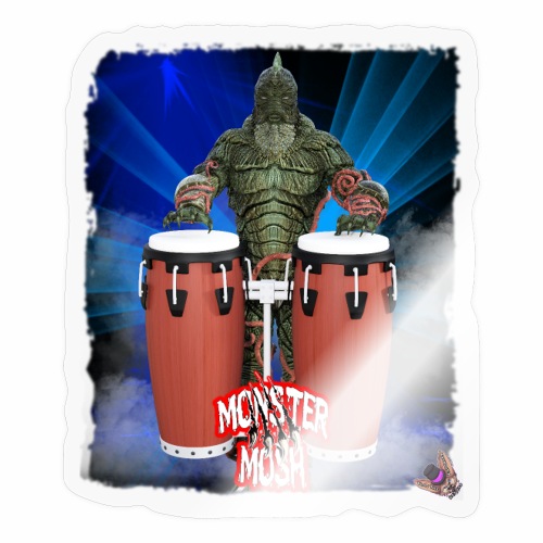 Monster Mosh Creature Conga Player - Sticker