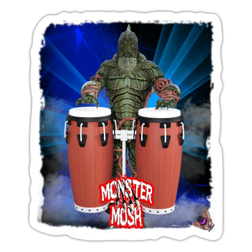 Monster Mosh Creature Conga Player - Sticker