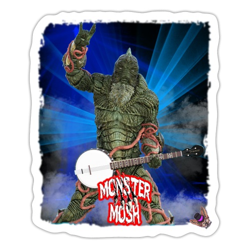 Monster Mosh Creature Banjo Player - Sticker