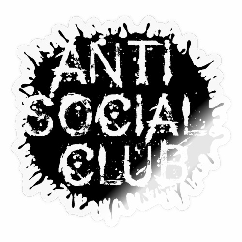 Anti Social Club - gift idea for misanthropes - Sticker
