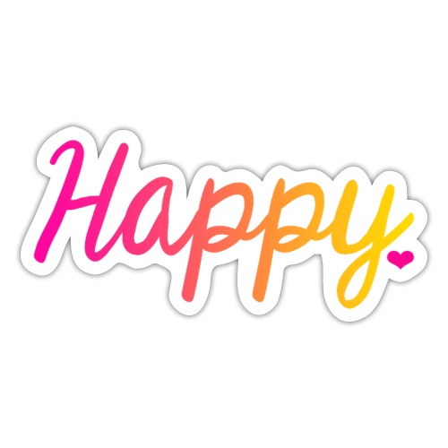 HAPPY - Sticker