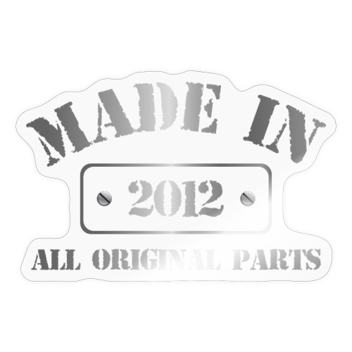 Made in 2012 - Sticker