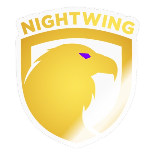 Nightwing Gold Crest - Sticker