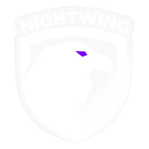 Nightwing White Crest - Sticker