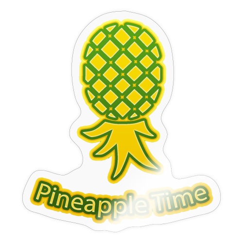 Swingers - Pineapple Time - Transparent Background - Sticker