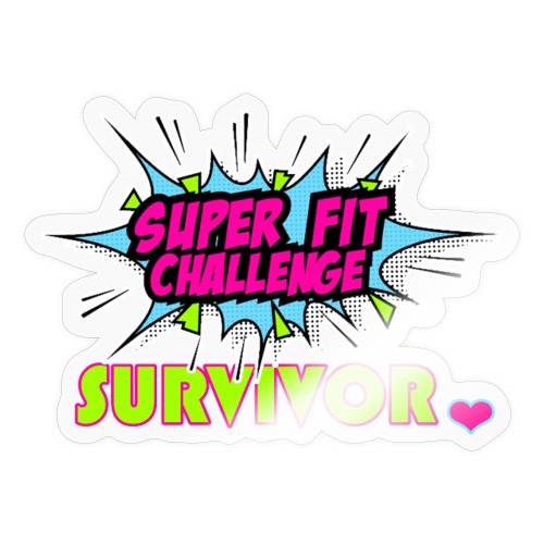 SUPER FIT CHALLENGE SURVIVOR - Sticker