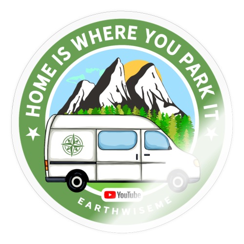 Van Home Travel / Home is where you park it / Van - Sticker