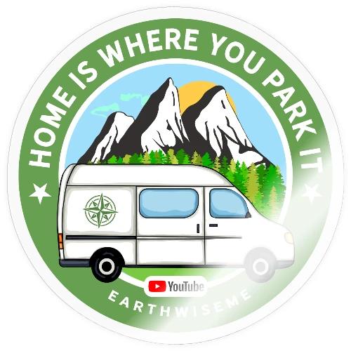 Van Home Travel / La maison est l’endroit où vous la garez / Van - Sticker