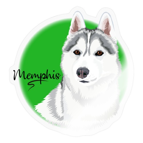 Memphis the Husky from Gone to the Snow Dogs - Sticker
