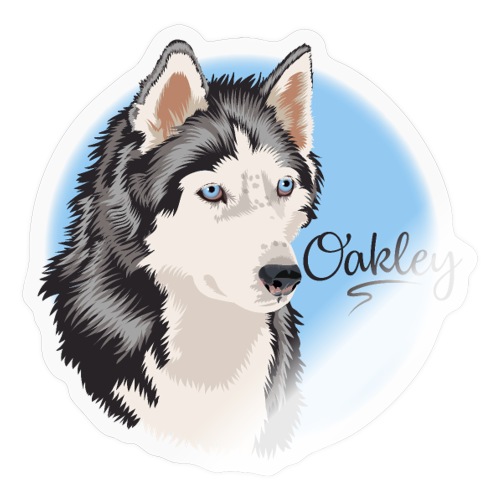 Oakley the Husky from Gone to the Snow Dogs - Sticker