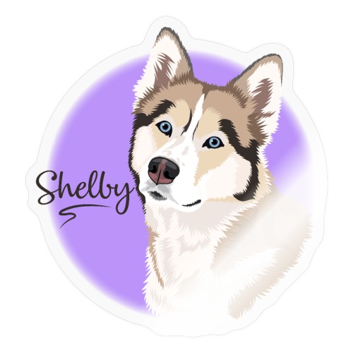 Shelby the Husky from Gone to the Snow Dogs - Sticker