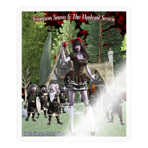 Undead Tales: Crimson Snow & The Undead Seven - Sticker