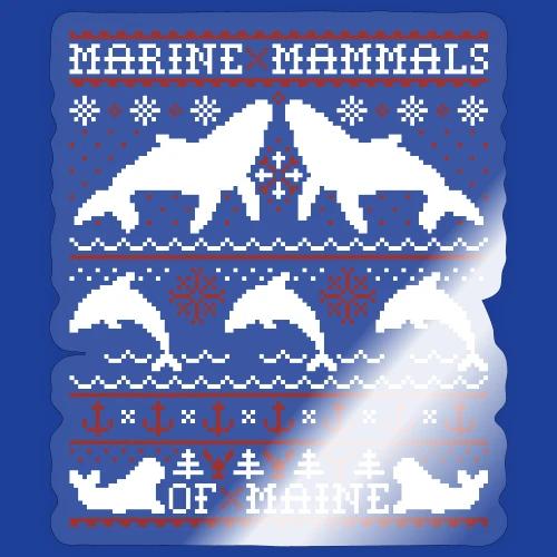 Marine Mammal Ugly Sweater - Sticker