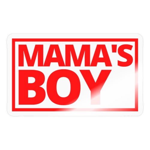 MAMA's Boy (Red Stamp Logo) - Sticker