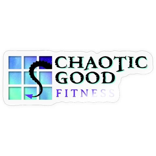 CG Fitness transparent large - Sticker