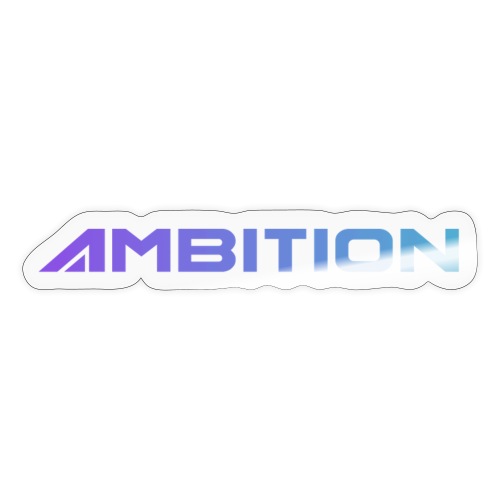 Ambition Logo - Blue - Sticker
