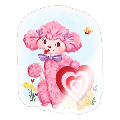 Pink Poodle - Sticker