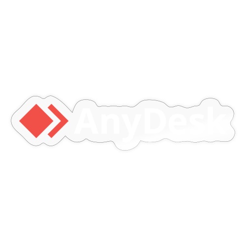 AnyDesk white logo - Sticker