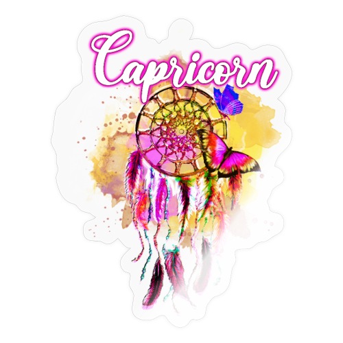 Capricorn Dream Catcher - Sticker