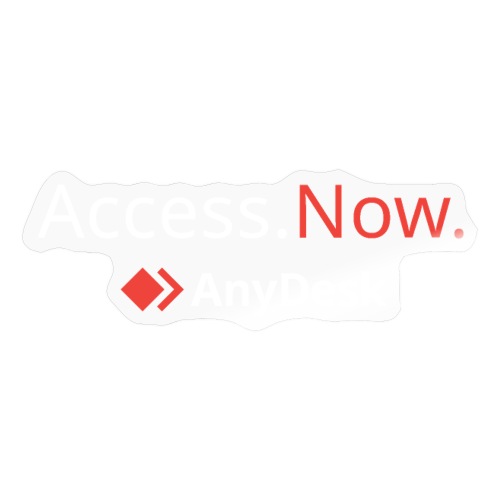 Access Now White - Sticker